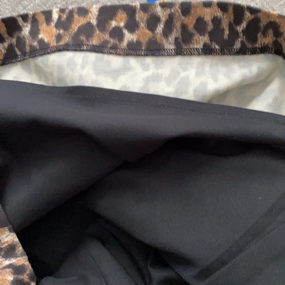 Loft animal print sleeveless dress. Size 4P - Picture 7 of 10